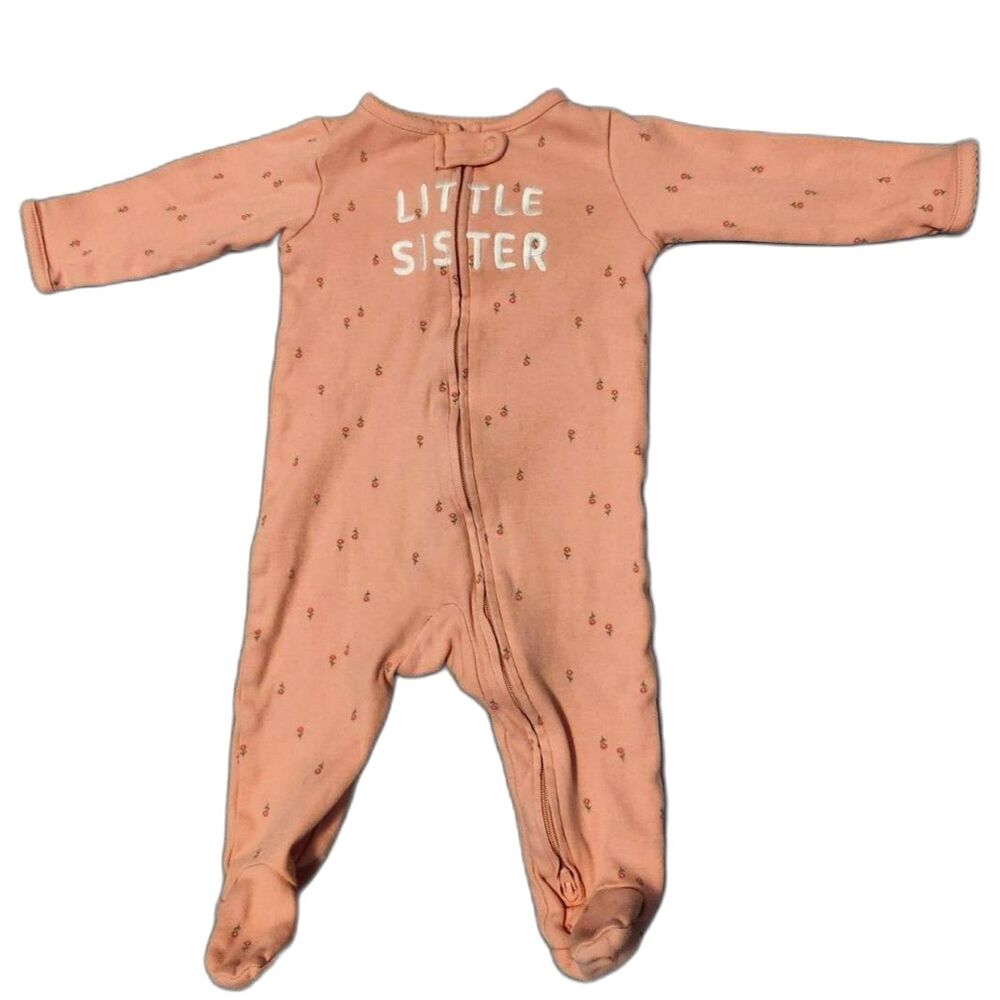 Carter’s Baby Girl Little Sister Footie Pajamas